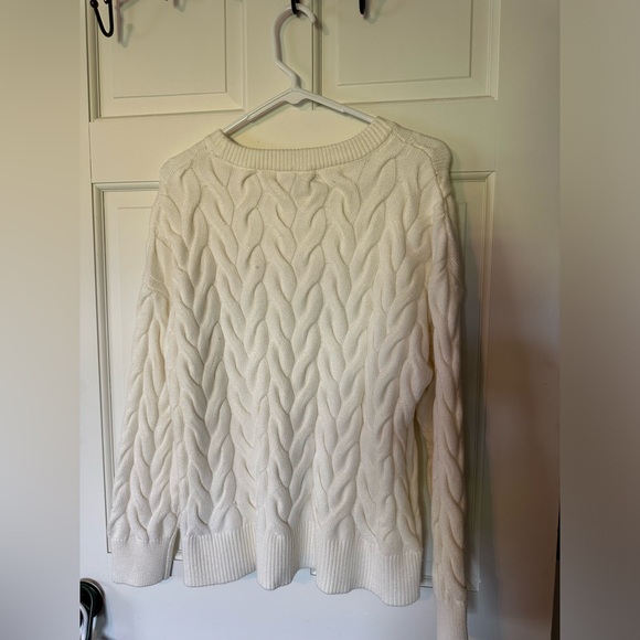 White Philosophy Sweater- Size Large - Picture 2 of 4